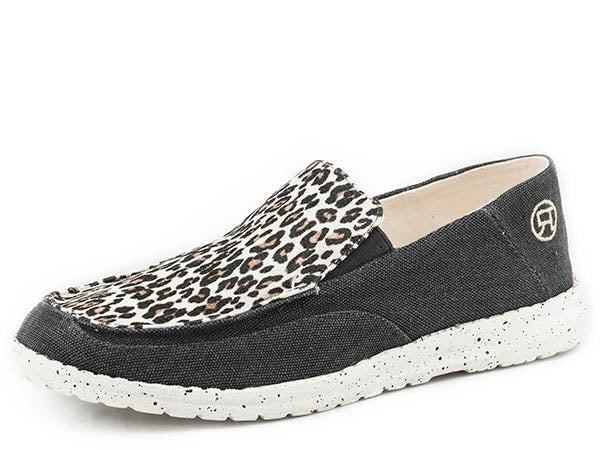 Roper Hang Loose Grey Cheetah Ladies' Casual Shoe
