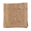 Brown Floral Silk Wild Rag