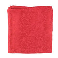Red Floral Silk Wild Rag