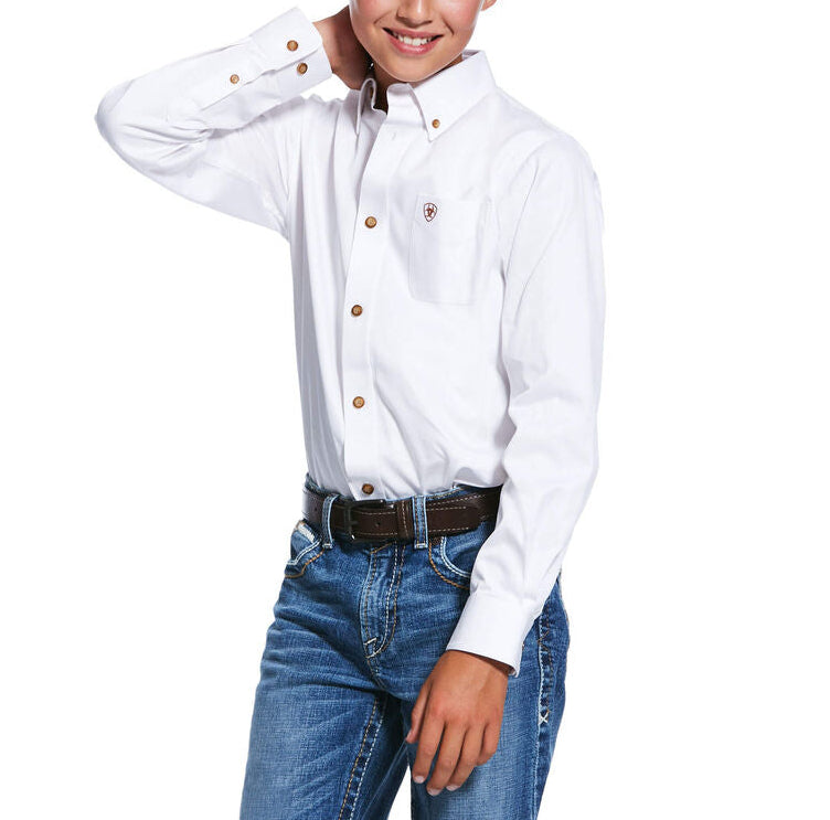 Ariat White Children's Shirt