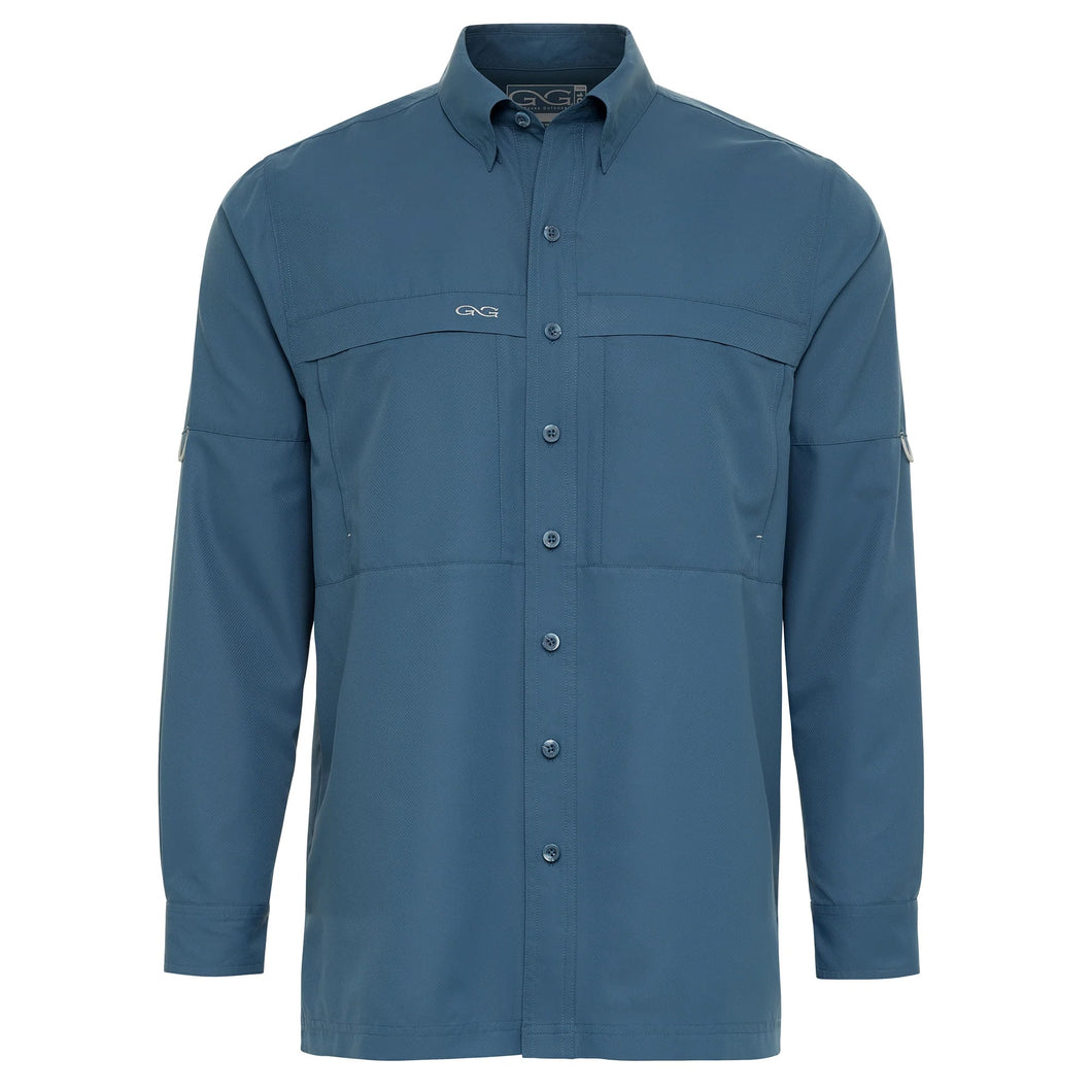 GameGuard Men's Wahoo Longsleeve Microfiber Shirt