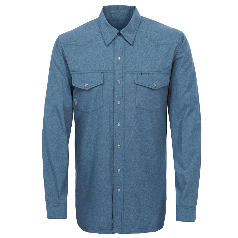 GameGuard Men's Long Sleeve Pearl Snap Shirt