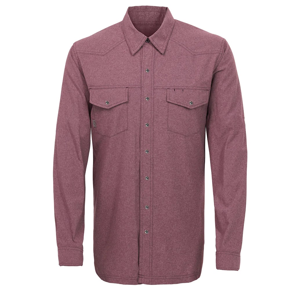 GameGuard Men's Long Sleeve Pearl Snap Shirt