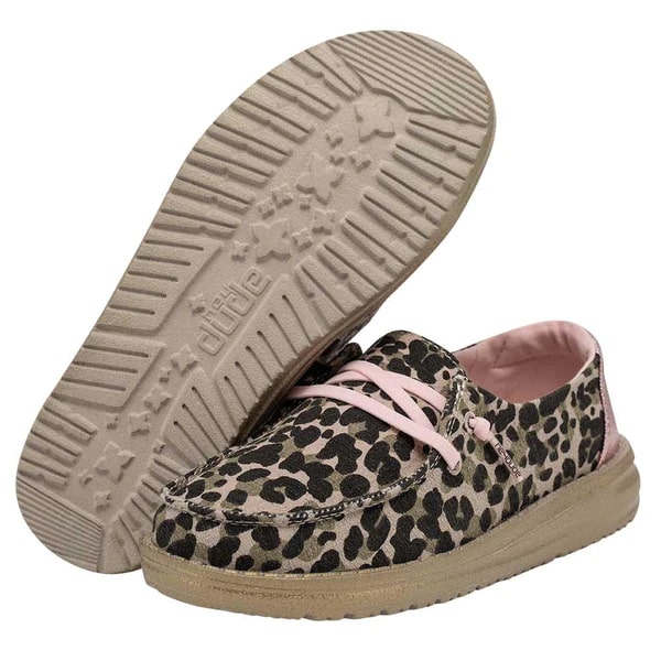 Hey Dude Children's Cheetah Wendy Leo Shoe