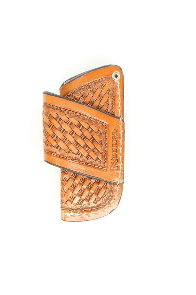 Leather Basketweave Knife Sheath