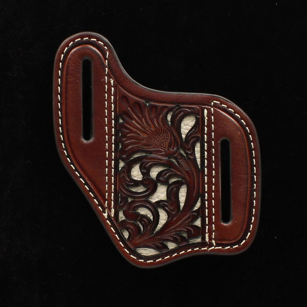 Nocona Angled Floral Knife Sheath