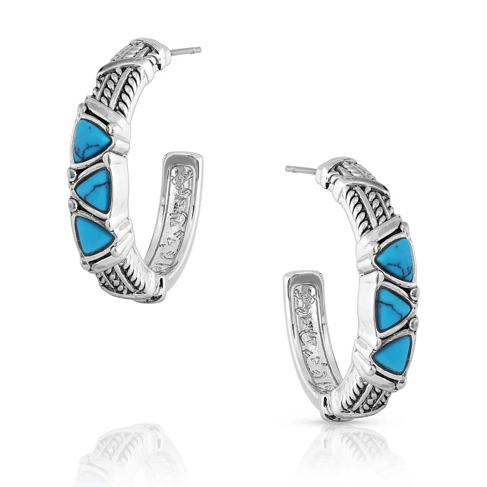 Montana Silversmiths Trilogy Trillion Earrings