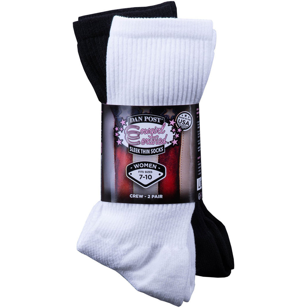 Dan Post Crew Lite 7-10 Ladies' Boot Socks