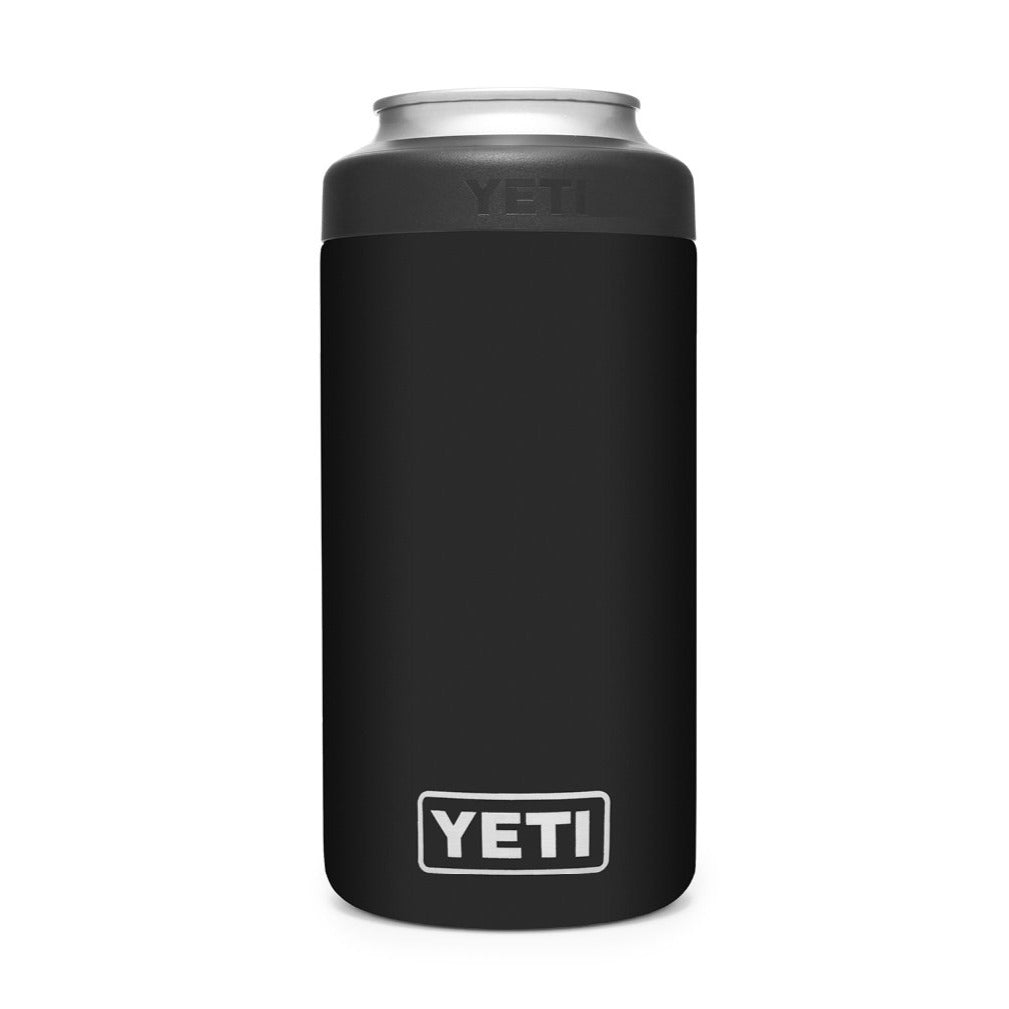 Yeti Rambler Black 16oz Colster Can Tall