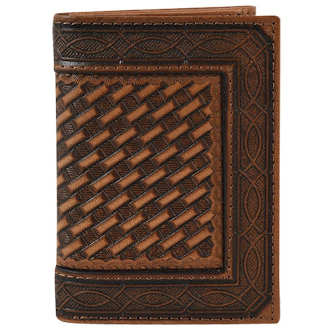 Tooled Tri-Fold Wallet