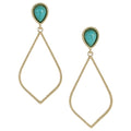 Turquoise Rope Earrings