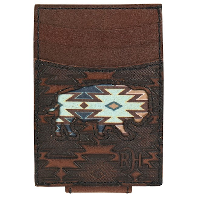 Red Dirt Hat Co Men's Southwest Buffalo Inlay Card Case