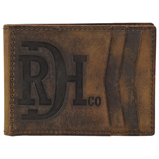 Red Dirt Hat Co Men's Distressed Finish Bifold Card Case
