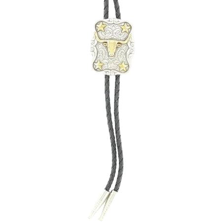 Rectangle Bucking Horse Bolo Tie
