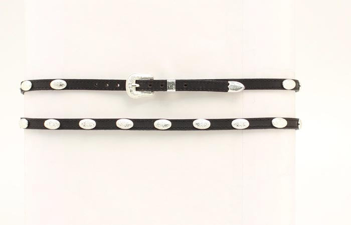 Silver Oval Concho Hatband