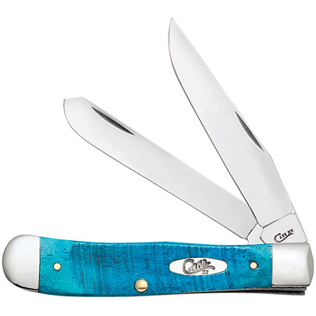 Case Caribbean Blue Trapper Knife