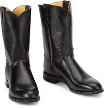 Load image into Gallery viewer, Justin Black Classic Roper Men&#39;s Boot
