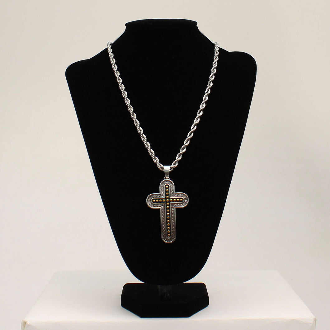 Cross Twister Necklace