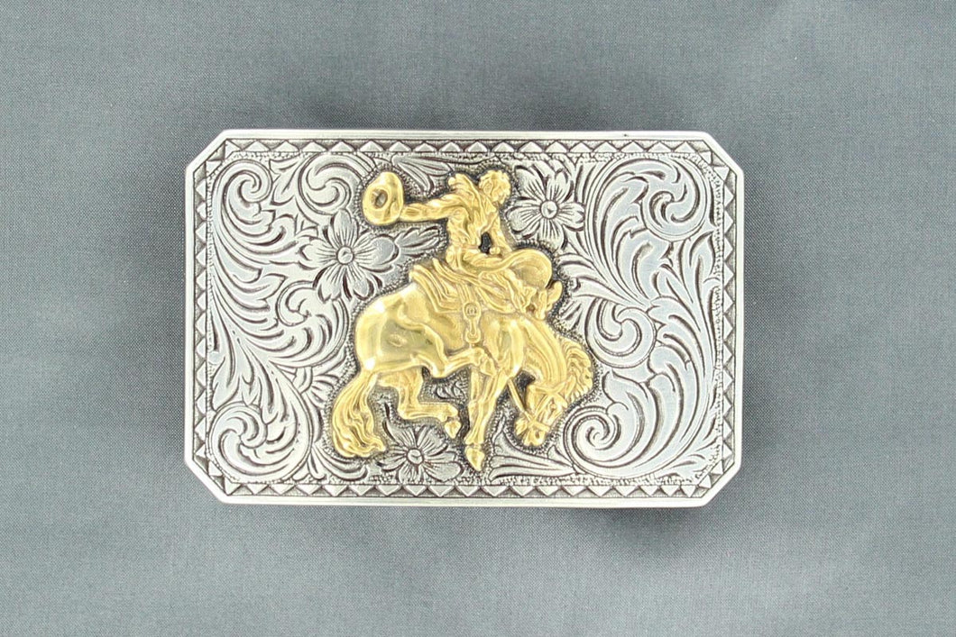 Rectangle Triangle Edge Bucking Horse Buckle