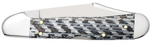 Load image into Gallery viewer, Case Black &amp; White Fiber Weave Mini CopperLock Knife
