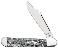 Load image into Gallery viewer, Case Black &amp; White Fiber Weave Mini CopperLock Knife
