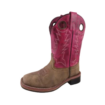 Smoky Mountain Children's Brown Distressed Boot