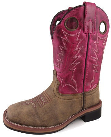 Smoky Mountain Children's Brown Distressed Boot