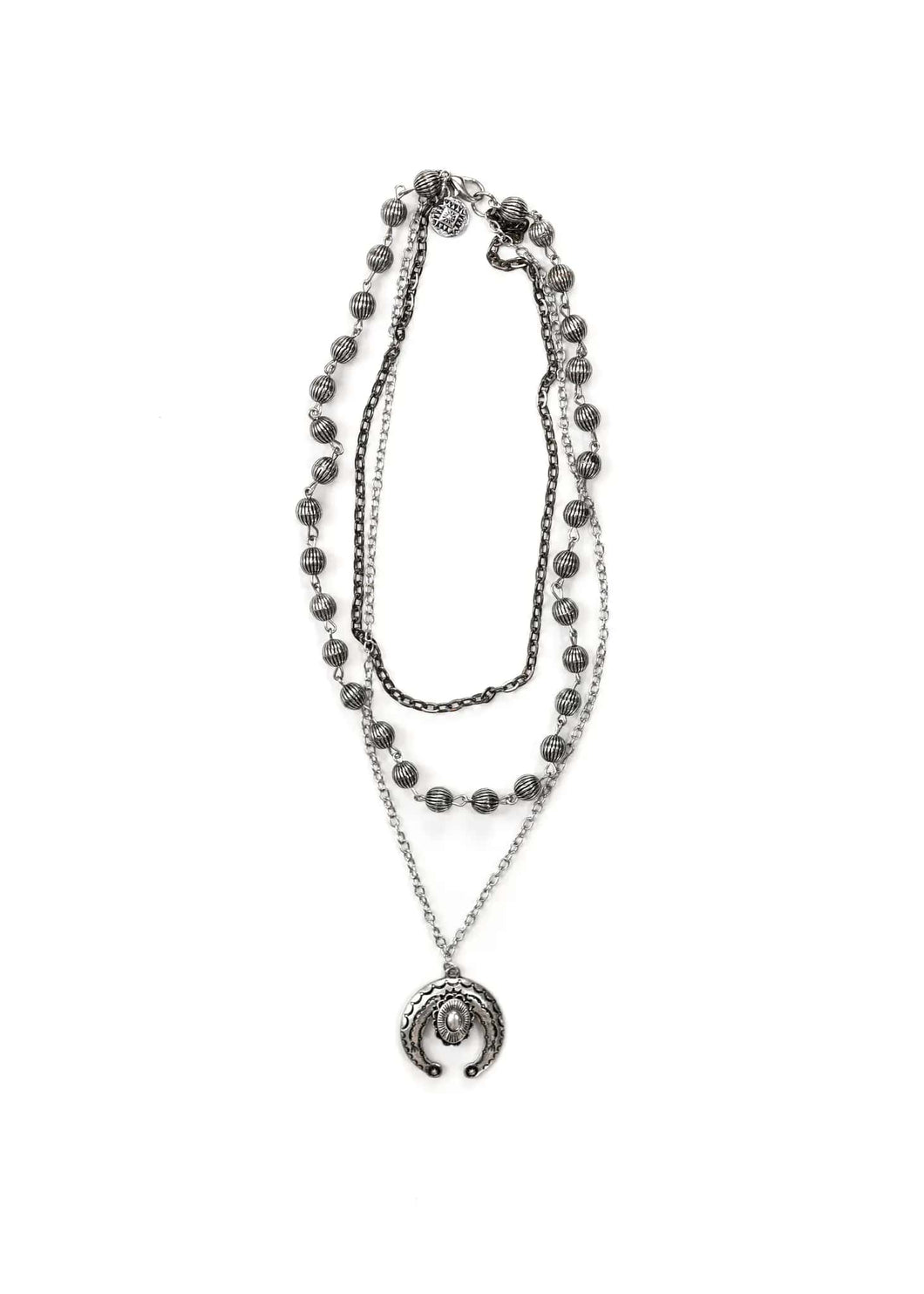 West & Co. 2-Tone Chain Necklace with Naja Pendant