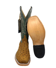 Load image into Gallery viewer, Anderson Bean Exclusive Antique Saddle WW Full Quill Ostrich Men&#39;s Boot
