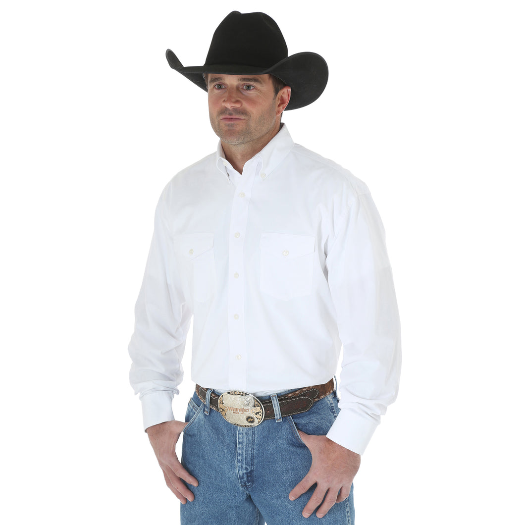 Wrangler White Painted Desert Men's Shirt