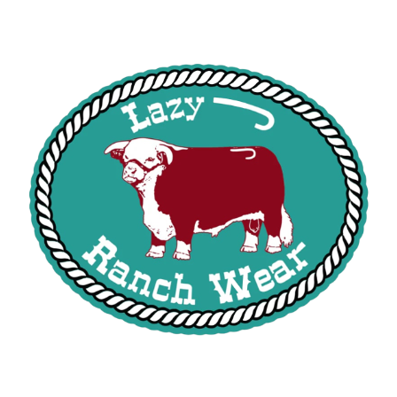 Lazy J Ranch Wear Original Patch Hereford Sticker
