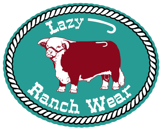 Lazy J Ranch Wear Original Patch Hereford Sticker