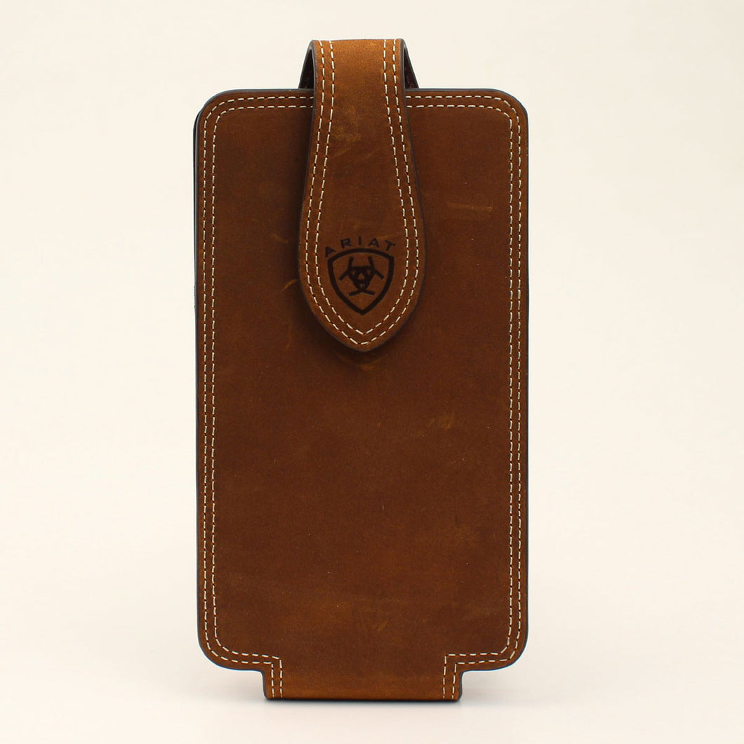 Ariat Brown Leather Phone Case