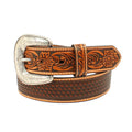 Ariat Chocolate Embossed Men's Belt