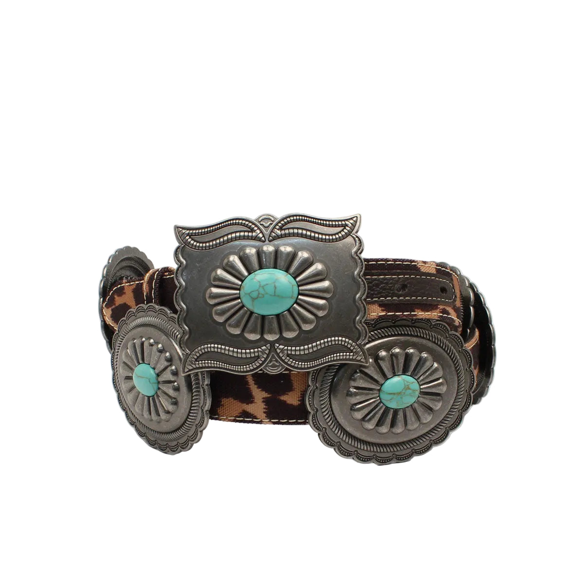 Ariat Leopard Oval Concho Ladies' Belt