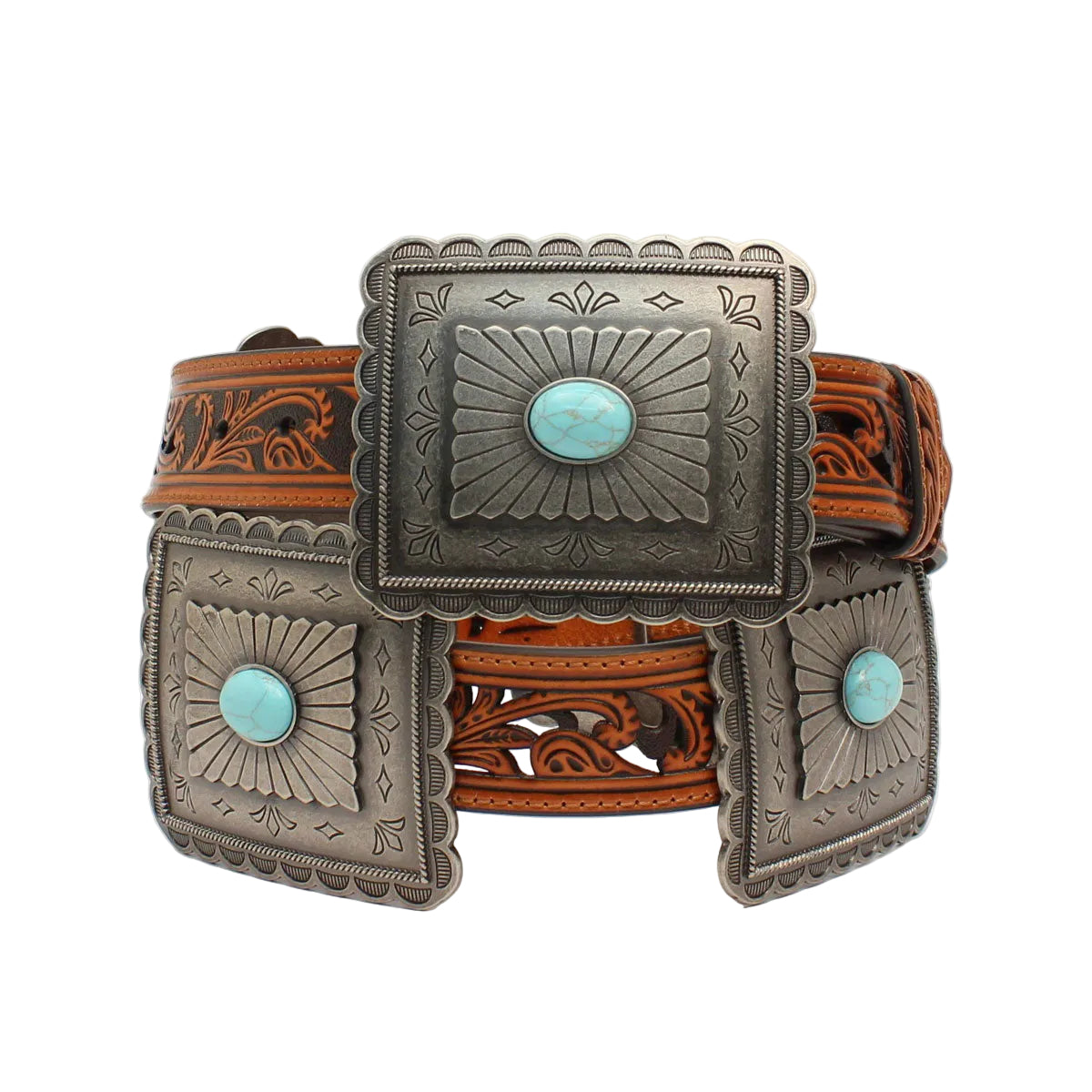 Ariat Rectangle Concho Ladies' Belt