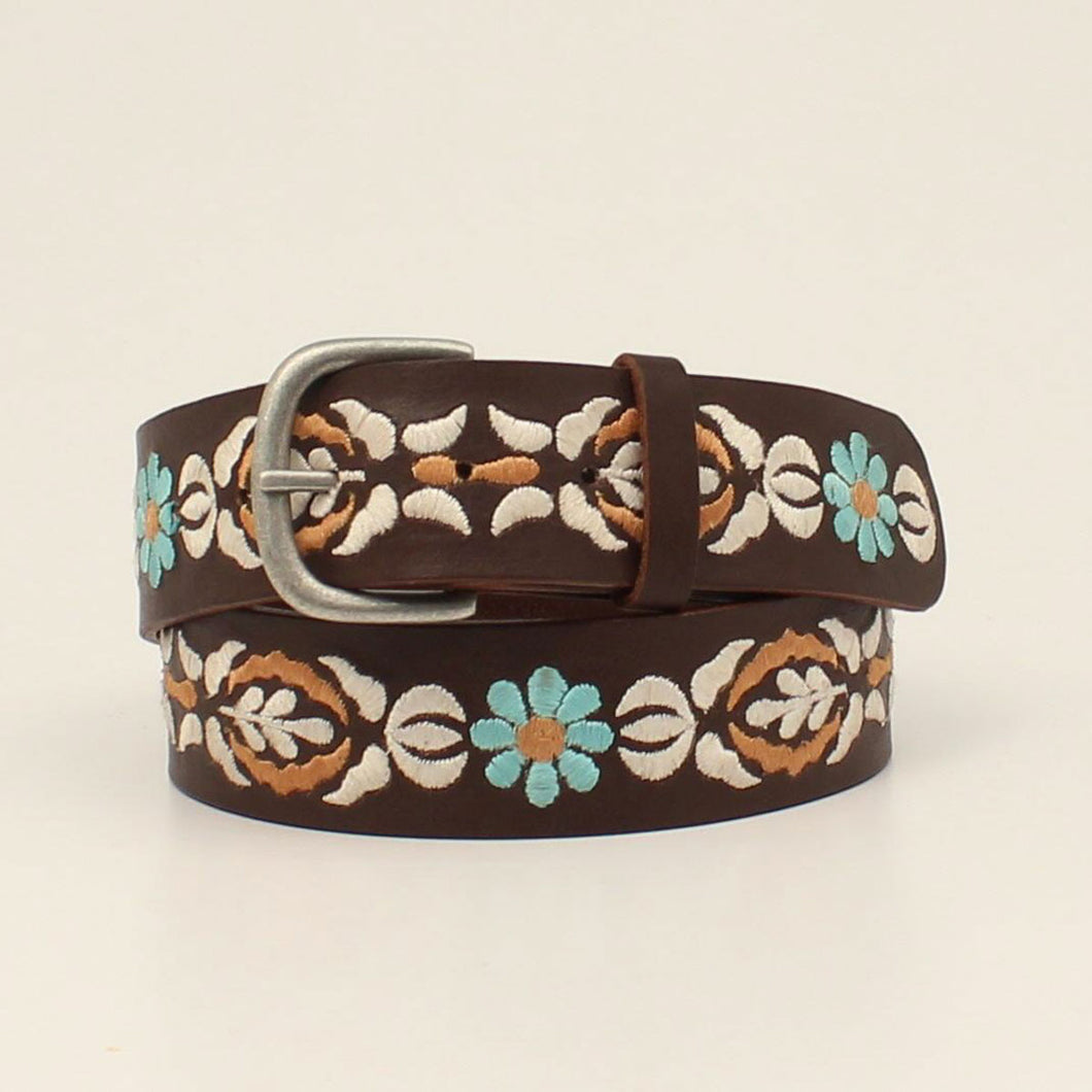 Floral Embroidered Ladies' Belt