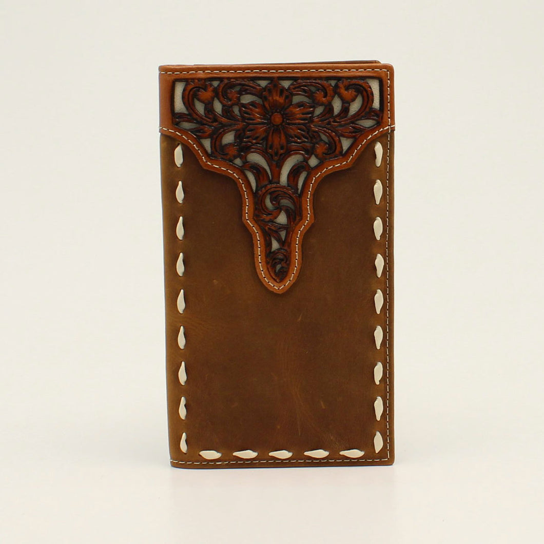 Rodeo Floral Overlay Brown Wallet