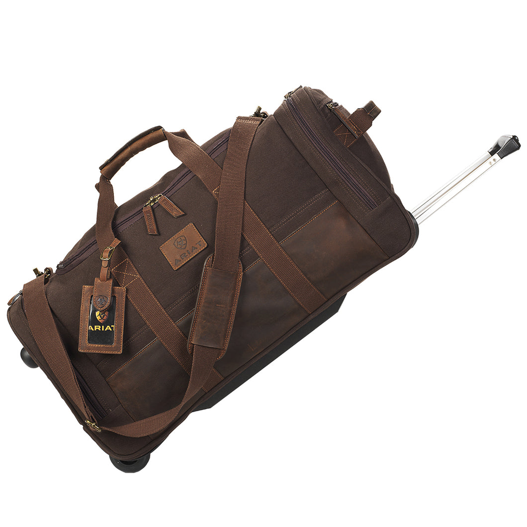 Ariat Leather Canvas Duffle
