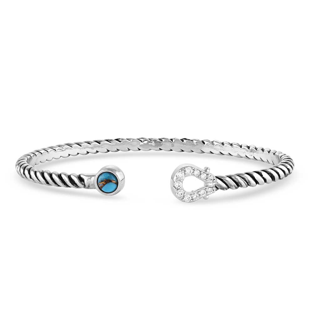 Montana Silversmiths Infinite Luck Turquoise Cuff Bracelet