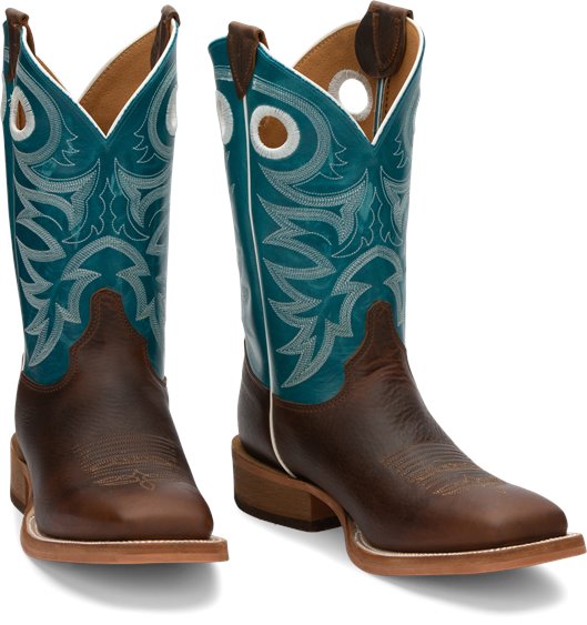 Justin Copper Rough Rider Bent Rail Men's Boot
