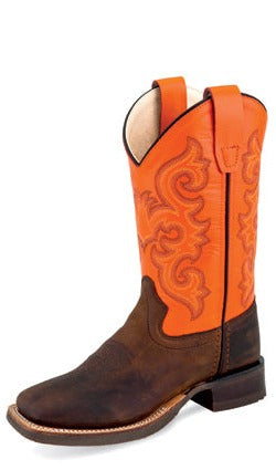 Old West Chocolate Children's Boot