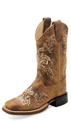 Old West Burnt Tan Children's Boot