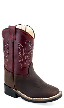Old West Brown Children's Boot