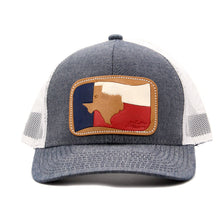 Load image into Gallery viewer, Texas Flag Leather Patch Cap
