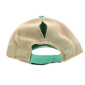 Cool Ombre Aztec Leather Patch Cap