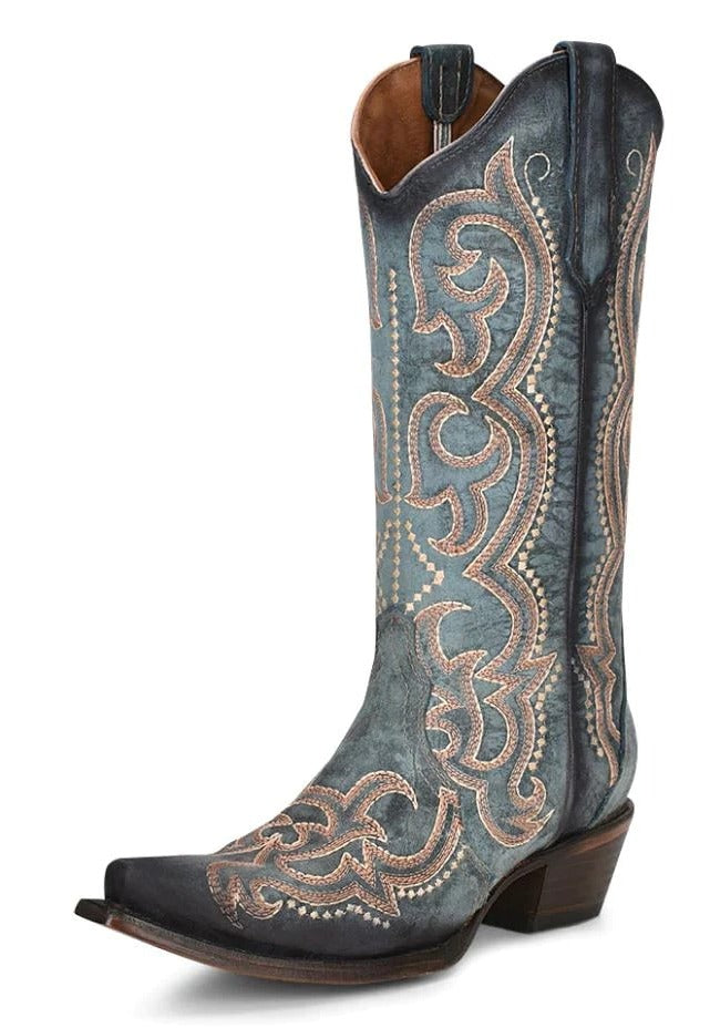 Corral Ladies' Blue Jean Embroidered Boot