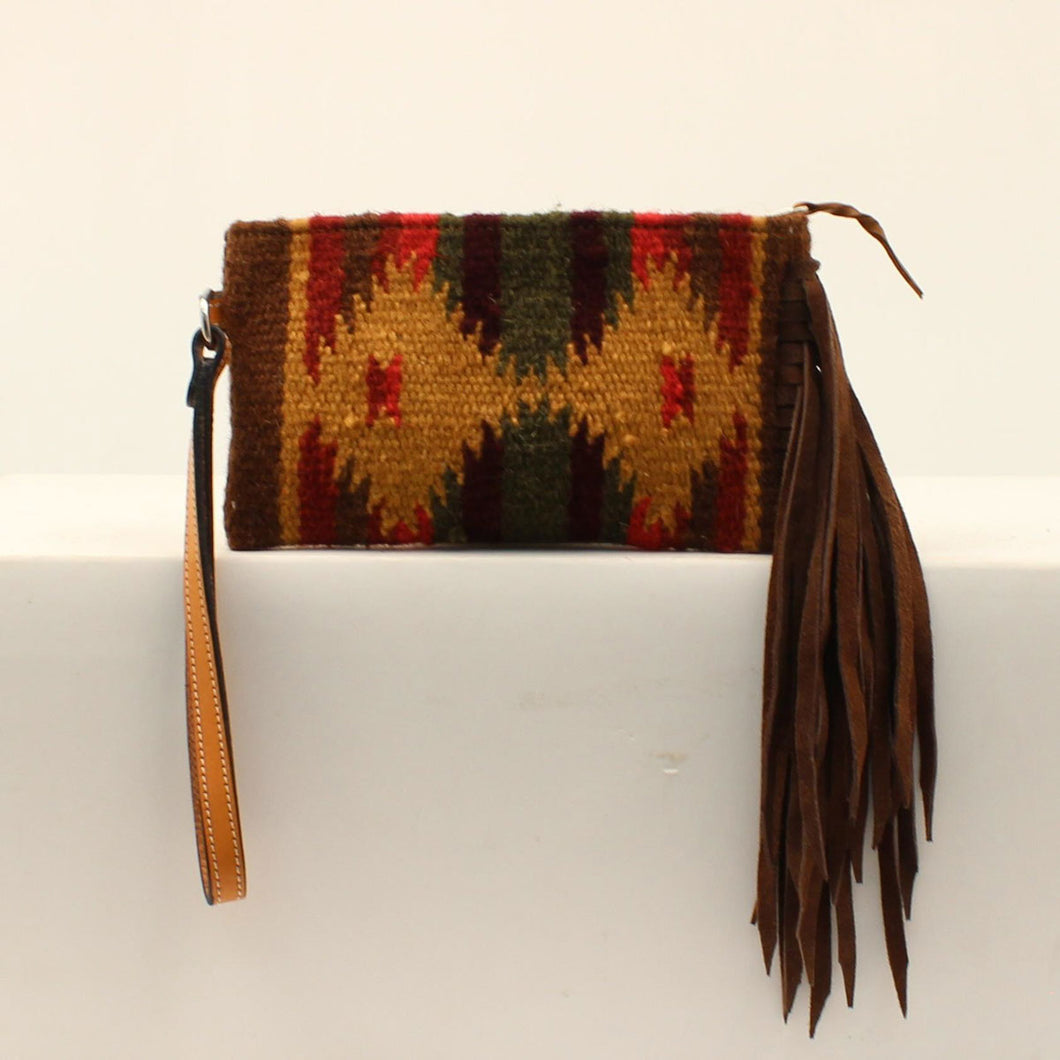 Aztec Blanket Wristlet