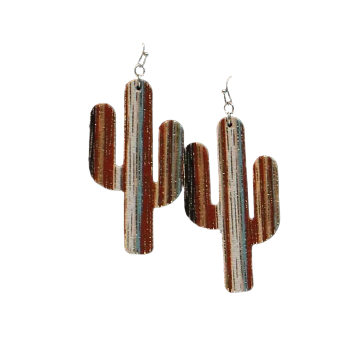 Multi Color Cactus Earrings - D4600105 Multi Color Cactus Earrings - D4600105