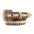 Brown/Silver Girls' Belt